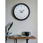Pure Time Black 40 Cm Metal Duvar Saati