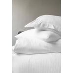 Pure White Çizgili Saten Çift Kişilik Nevresim Takımı - Renkli - 270 x 260 cm