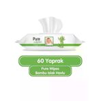 Pure Wipes 18x60'lı Organik Bambu Özlü Islak Havlu