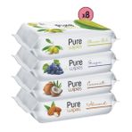 Pure Wipes 32x50 Yaprak Islak Havlu