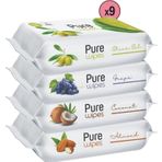 Pure Wipes 36x50 Yaprak Islak Havlu