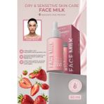 Pure With Çilek Özlü Kuru ve Hassas Ciltler İçin Yoğun Nemlendirici Yüz Sütü 150 ml (Hyaluronic Asit, Allontoin)