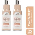 Pure With Vitamin Topçuklu Hindistan Cevizi Özlü Nemlendirici Duş Jeli – 2X400 ml