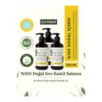PUREBIEN SKIN LAB 3lü Fırsat %100 Doğal Kastil Sıvı Sabun - Bergamot & Limon Kokulu
