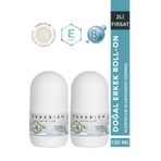 purebien skin lab Doğal Roll On Deodorant Erkek 2'li Fırsat - Alüminyum Klorahidrat İçermez