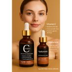 Puredermine Vitamin C & Hyaluronic Acid 2’li Serum Seti – Cildi Aydınlatan ve Nemlendiren Yaşlanma Karşıtı Bakım