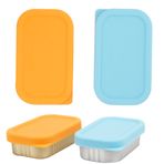 Purekra Sezon için 2 Adet Silikon Kutu Kapakları 4.5 oz Sardalya Kutusu | Wild Planet 123 ml Sardalya Kutusu, Dikdörtgen Sızdırmazlık Kapağı, Konserve Sardalya için Kutu Kapakları, Gıda Kılıfı, Dondurucu
