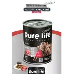 PureLife Plus Biftek Chunk Yetişkin Köpek Konserve Yaş Mama 400 GR