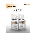 PureLife Pure Life Plus Somonlu Yetişkin Kedi Maması 1.5 KG x2