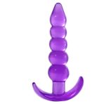 Pureloveadult 12 Cm Boğumlu Silikon Anal Plug Butt Plug Orta Boy