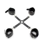 Pureloveadult 4 Lü Bdsm El Ayak Kelepçe Seti Suni Deri Peluşlu El Ayak Bağı