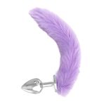 PureLoveAdult Fox Tail Anal Plug Paslanmaz Çelik Gizli Kargo
