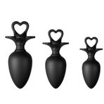 Pureloveadult Kalpli Tutma Halkalı 3 Lü Anal Plug Set
