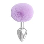 PureLoveAdult Paslanmaz Çelik Anal Plug Tavşan Kuyruklu Butt Plug Gizli Kargo