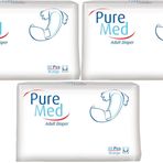 PureMed Bel Bantlı Tekstil Yüzey XL Extra Large 90 Adet 3PKx30 Hasta Bezi
