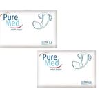 PureMed Belbantlı Yetişkin Medium Orta Boy 60 Adet Hasta Bezi