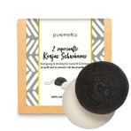 Puremetics Konjac sünger, süper yumuşak, 1x2 adet