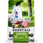 PURENESS Az Tahıllı Tavuklu Yetişkin Kuru Köpek Maması 3 kg %85 Hayvansal Protein Hassas Sindirim Hidrolize Protein Glukozamin & Kondroitin Eklem Sağlığı Omega 3-6 Biotin Tüm Irklar