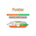 Puretex Yüzey Temizlik Havlusu Turuncu Meyveler 6x100 (600 Yaprak)