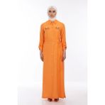 PUREVA Taşlı Spor Pardesü - Oranj - L - XL
