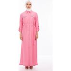 PUREVA Taşlı Spor Pardesü - Pembe - XL - 2XL