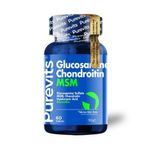Purevits Glucosamine Chondroitin MSM Boswellia Hyaluronic Acid 60 Tablet