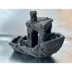 Pureysma Batık Gemi Akvaryum Süsü Eski Benchy Gemi Figürü Dekoratif
