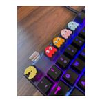 PUREYSMA Pac-Man Klavye Tuş Seti (5’li) – Retro Ghost & Pacman Keycap | Mekanik Klavye Uyumlu