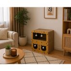 PUREZA Ahşap Kedi Evi & Karton Tırmalama Alanı