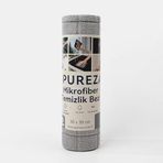 Pureza Rulo Mikrofiber Temizlik Bezi 30X30 cm 20'li- Mutfak, Banyo, Cam ve Araba Için (Gri)