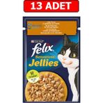 Purina 13x85 gr Felix Tavuklu Havuçlu Yaş Kedi Maması