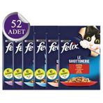 Purina 52x85 gr Felix Karışık Pouch Yetişkin Kedi Yaş Maması