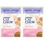 PURINA Cat Chow Kitten Kuzu Etli Yavru Kediler için Yaş Kedi Maması 85 Gram, 26 Adet (2 paketi)