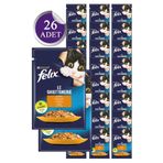 Purina Felix Tavuklu 26x85 gr Yetişkin Yaş Kedi Maması