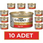 Purina Gourmet Gold Kıyılmış Sığır Etli 10x85 gr Yaş Kedi Maması