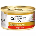 Purina Gourmet Gold Kıyılmış Sığır Etli 6x85 gr Yaş Kedi Maması