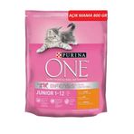Purina One Junior 1-12 Ay 800 gr Açık Tavuklu Kedi Maması