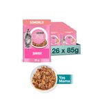 Purina One Junior Somonlu Yaş Yavru Kedi Maması 26x85g