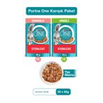 Purina One Sterilcat Yaş Kısırlaştırılmış Kedi Maması 30'lu Karma Paket (SOMON 15X85G, HİNDİ 15X85G)