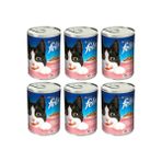 Purina Somonlu Ve Alabalıklı Konserve Yaş Kedi Maması 400 gr X 6 Adet