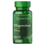 Puritan's Pride Magnesium 250 mg 100 Tablet