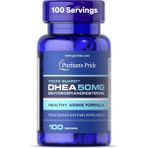 Puritan's Pride Puritan’s Pride Dhea 50 Mg | Günlük Destek Takviyesi | Enerji & Zindelik | 100 Tablet