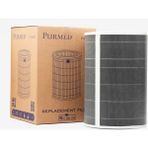 Purmed Xiaomi Smart Air Purifier 4 Lite Uyumlu Hepa + Aktif Karbon Gri Filtre