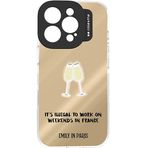 Puro Emily In Paris iPhone 16 Pro Telefon Kılıfı Rose