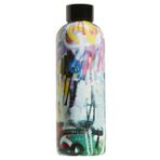 Puro Stainless Steel Hot Cold Parlak Street Art Graffiti Desenli 500 ml Termos