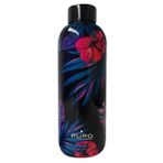 Puro Stainless Steel Hot Cold Parlak Tropikal Çiçek Desenli 500 ml Termos