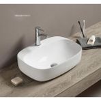 Puroser Avanos Tezgah Üstü Çanak Beyaz Yok Lavabo