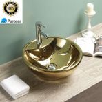 Puroser Demre Gold Tezgah Üstü Çanak Lavabo