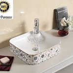 Puroser Rose Tezgah Üstü Çanak Lavabo