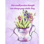 Purple notebook with beautiful flower pot: For students and educational institutions, suitable for women and men, office workers, teenagers, women, ... gift for special occasions, 8.5x11, 100 pages